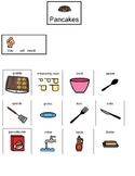 Visual recipe to make pancakes for students with autism