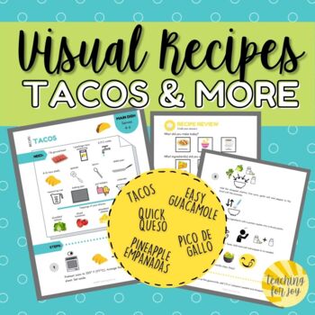 Preview of Visual Recipes for Special Education Cooking: Tacos & More