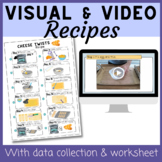 Visual recipes with videos, data collection and comprehens