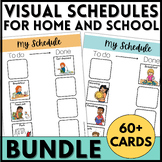 Visual Schedule: Home Routines and School Routines BUNDLE