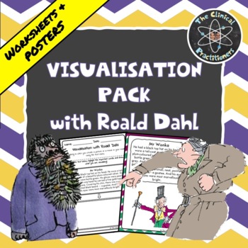 Preview of Visualisation with Roald Dahl Pack | Distance Learning