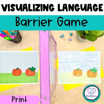 Preview of Visualizing Language Comprehension Description Barrier Game Speech Therapy
