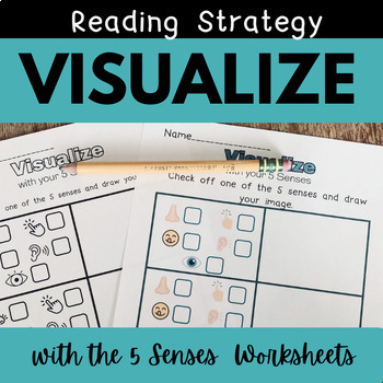 Preview of Reading Strategy - Visualizing With Your 5 Senses - Worksheet