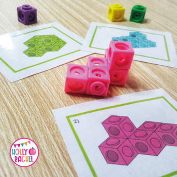 Visualizing 3D Snap Cube Shapes by Holly Rachel | TpT