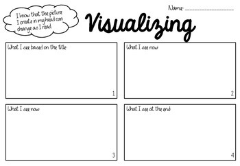 Preview of Visualizing Graphic Organizer Freebie