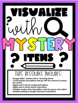 Preview of Visualizing Reading Strategy: Mystery Items