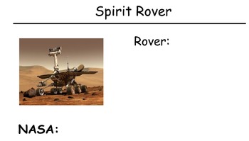 Preview of Visualizing Verbalizing - Spirit Rover Unit - Comprehension, Smartboard