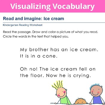 Preview of Visualizing Vocabulary: Drawing and Identifying Key Words