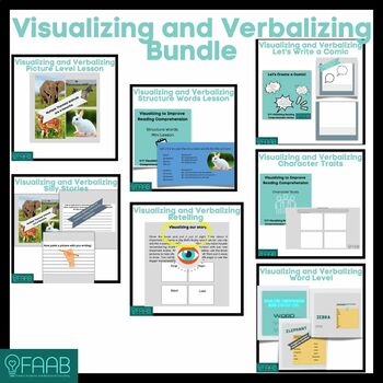 Preview of Visualizing and V  to Improve Reading Comprehension-Lesson Bundle