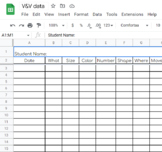 Visualizing and Verbalizing Data sheet