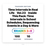 Visualizing time on a clock time intervals visualize clock - Daily Routine Math