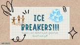 Expressive Language Icebreakers - Digital Resources