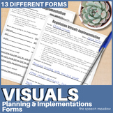 Visuals Planning and Implementation Fillable Forms 