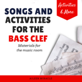 Bass Clef Staff Visuals and Activities