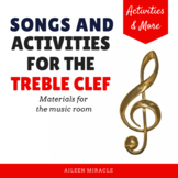 Treble Clef Staff Visuals and Activities