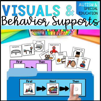 Preview of Visuals and Behavior Supports for Autism and Special Education - Self Regulation