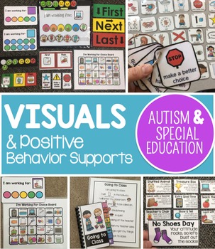 Preview of Visuals and Positive Behavior Supports for Autism and Special Education