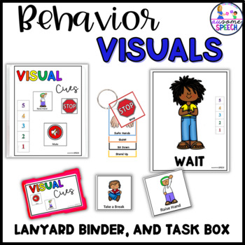 Preview of Visuals for Classroom Behavior Management & Behavior Management for Speech