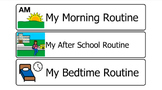 Visuals for Home Routines - Picture Schedules/Tasks Strips
