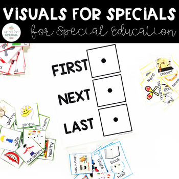 Preview of Visuals for Specials for Special Education