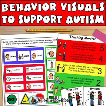 Preview of Autism Visuals SPED Behavior Management Resources and Strategies