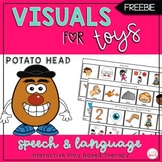 Visuals for Toys: Potato Head {FREEBIE} | Speech Therapy