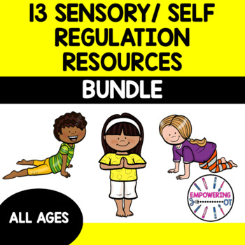 Preview of OCCUPATIONAL THERAPY SENSORY PROCESSING / SELF REGULATION BUNDLE ...SPED