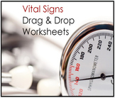 Vital Signs - Drag & Drop Worksheets 