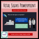 Vital Signs Powerpoint - Great for Health Science Classes