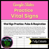 Vital Signs Practice Digital or Print Worksheets
