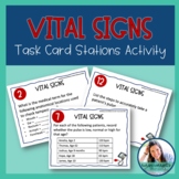 Vital Signs Task Cards Activity - Great for Health Science