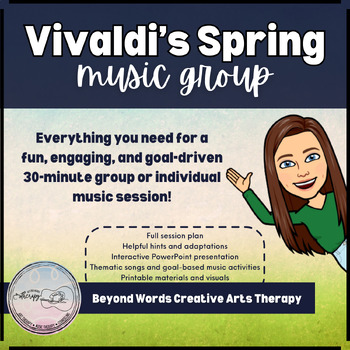 Preview of Vivaldi's Spring | Music Therapy, Music Ed., Special Education, SEL, Mindfulness