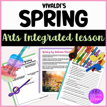 Preview of Vivaldi's Spring Musical Lesson, Activities & Worksheets