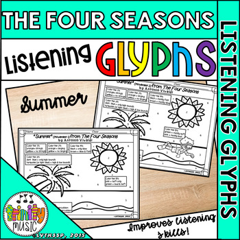 Preview of Vivaldi's The Four Seasons (Summer) Listening Glyphs