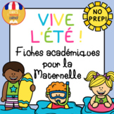 Vive l'Été ! – Pack de Fiches Académiques pour la Maternelle