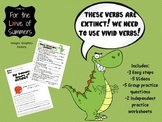 Vivid Verbs PowerPoint w/ video clips and 2 worksheets! FUN!
