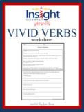 Vivid Verbs Worksheet