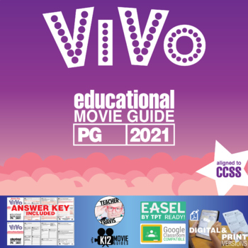 Preview of Vivo Movie Guide | Worksheet | Questions | Google Classroom (PG - 2021)