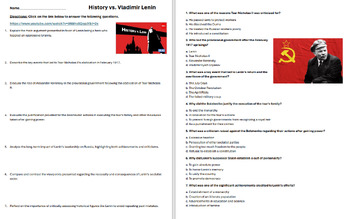 Preview of Vladimir Lenin: History vs. Lenin video guide