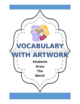 Preview of Vocabulary Graphic Organizer with Artwork