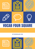 Vocab Four Square