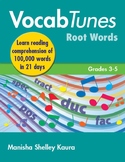 Vocab Tunes Root Words Workbook- Reaserch and Ch.1 & 2
