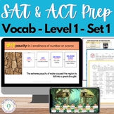 Vocab Vigor Level 1 Vocabulary Set 1 - SAT & ACT Prep - Sl