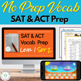 Vocab Vigor Level 1 Vocabulary Set 2 - SAT & ACT Prep - Sl