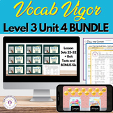 Vocab Vigor Level 3 Unit 4 BUNDLE (Sets 25-32)