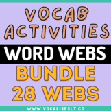 Vocab Word Webs BUNDLE