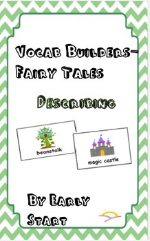 Preview of Vocab-builders describing Fairy Tales