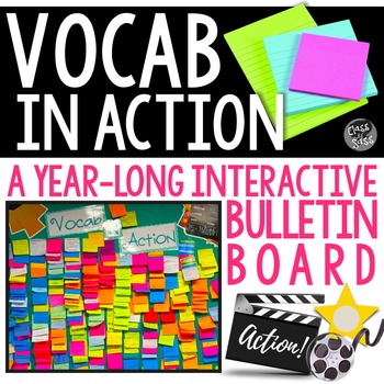 Preview of Vocab in Action! Interactive Bulletin Board