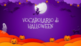 Vocabolario e Cruciverba di Halloween - Halloween Vocab an