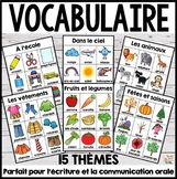 Vocabulaire - 15 fiches d'images en couleurs - French Voca